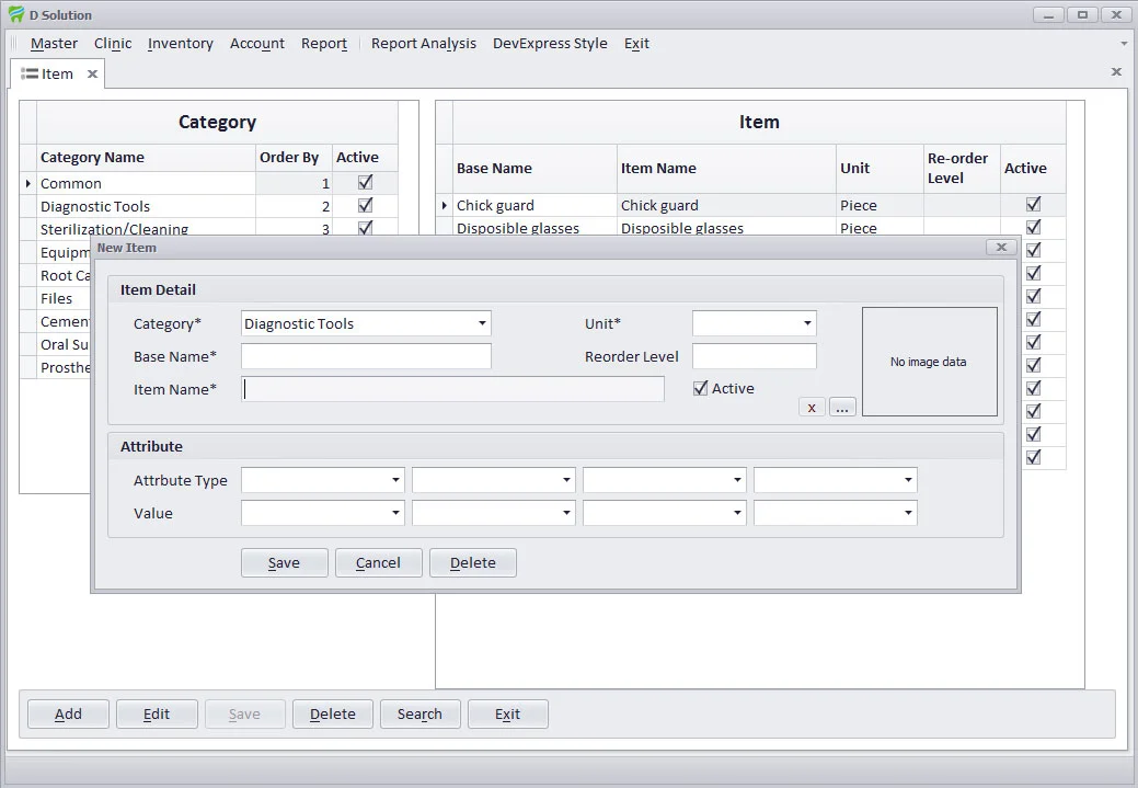 Dental clinic management web portal with Android/iOS app for doctors - Clinix