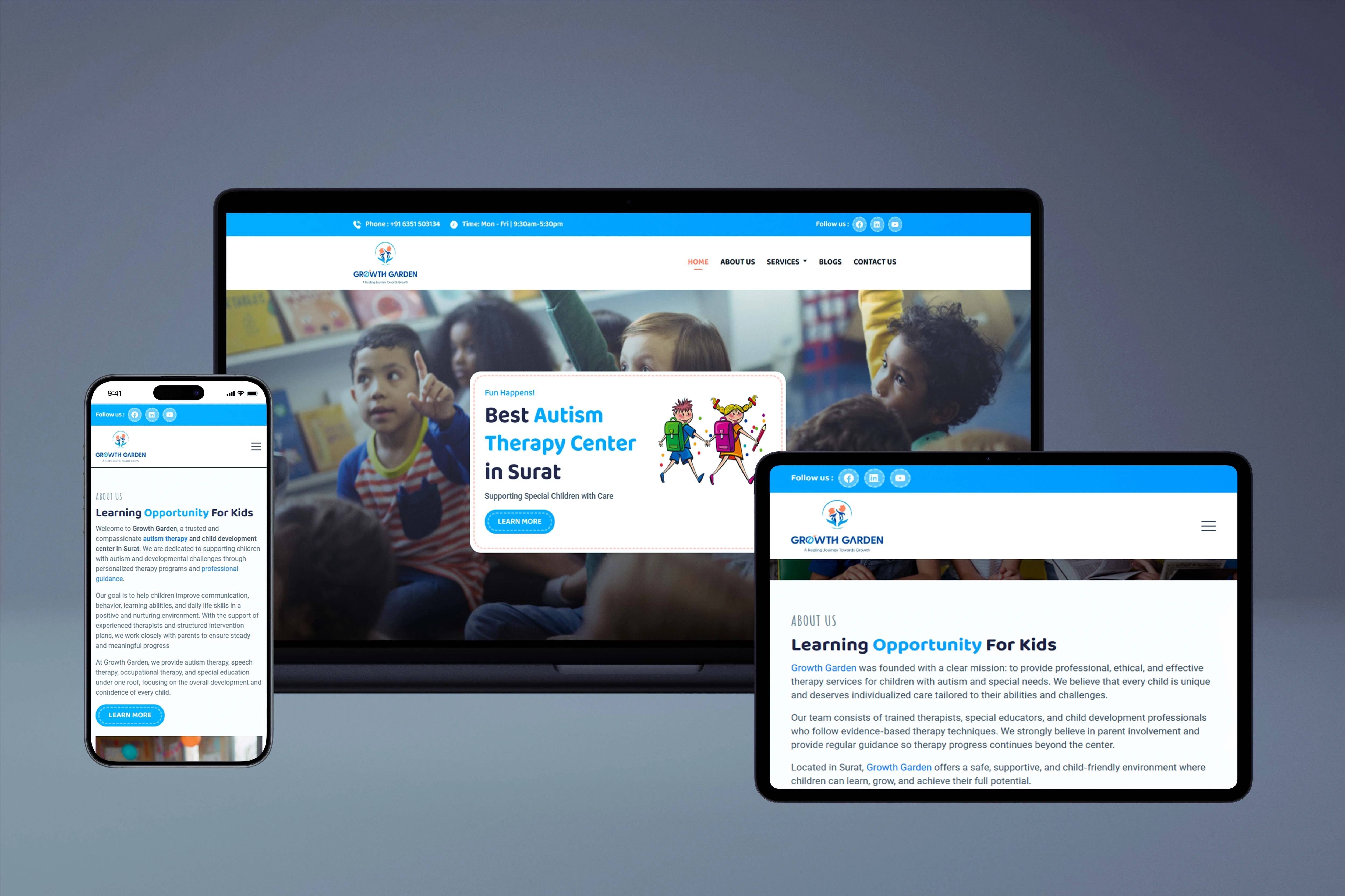 Growth Garden website case study