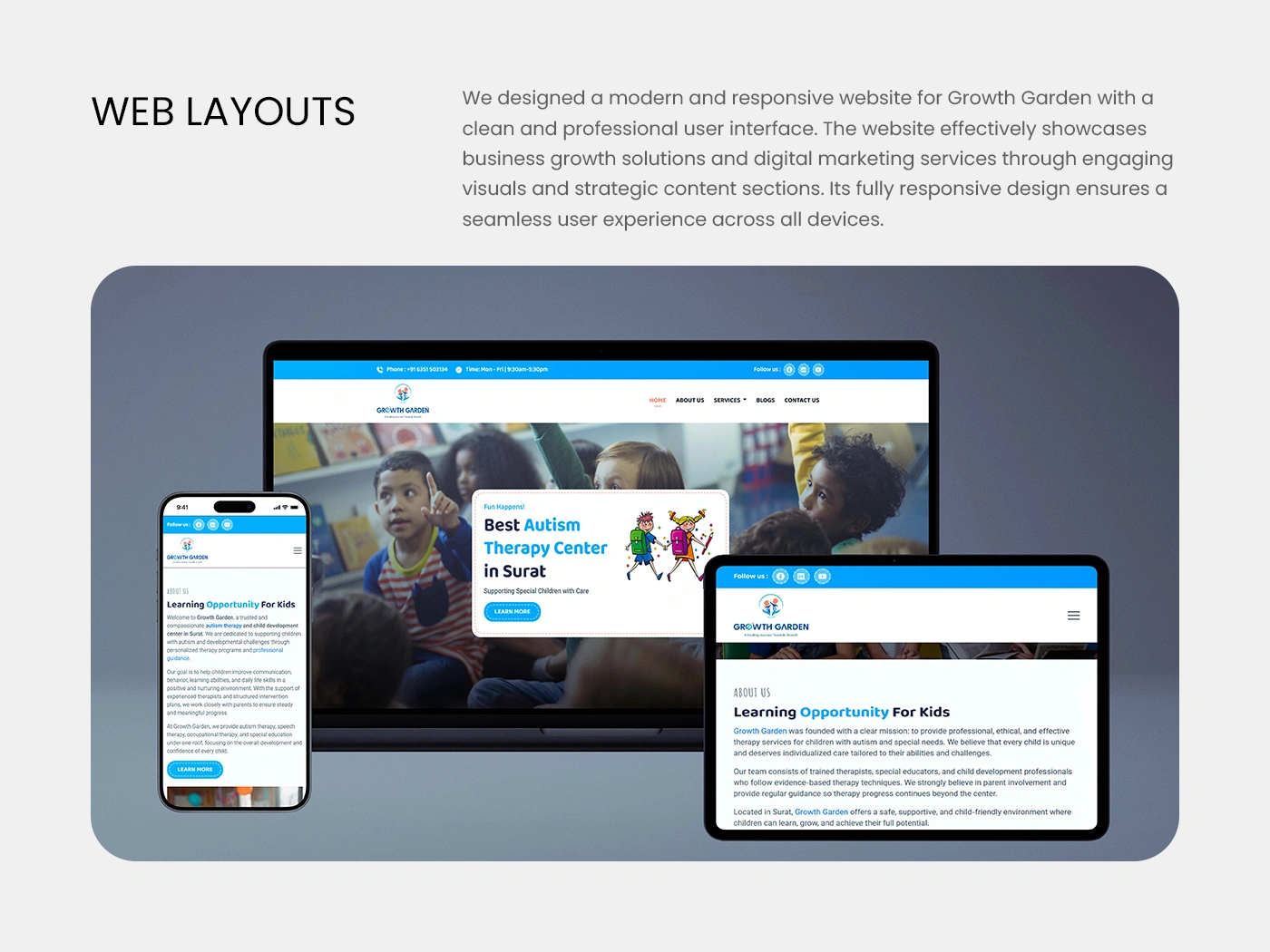 Growth Garden website case study
