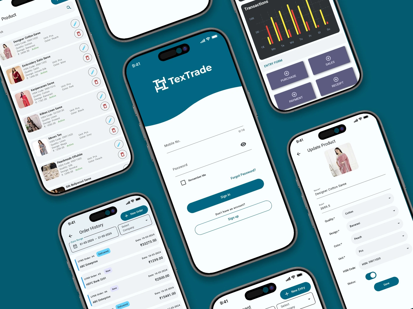 TexTrade - Daily business transactions