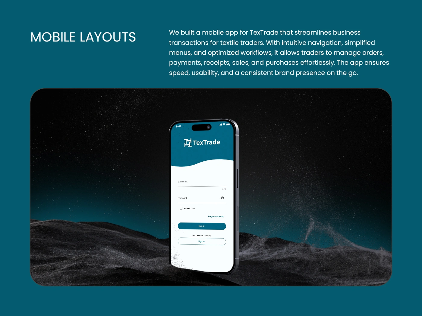 TexTrade - Daily business transactions