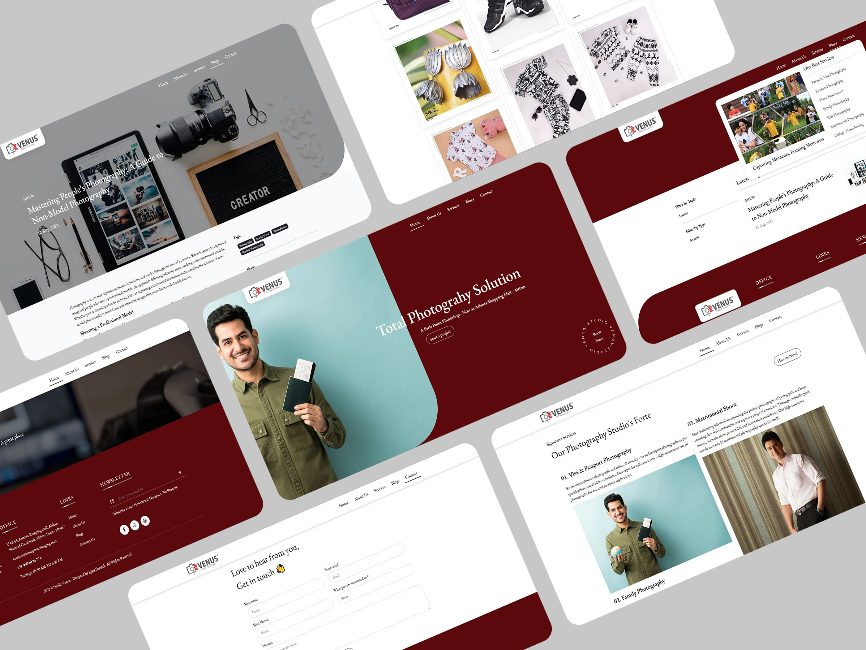 Marketing and Branding Website - Venus Photo Imaging